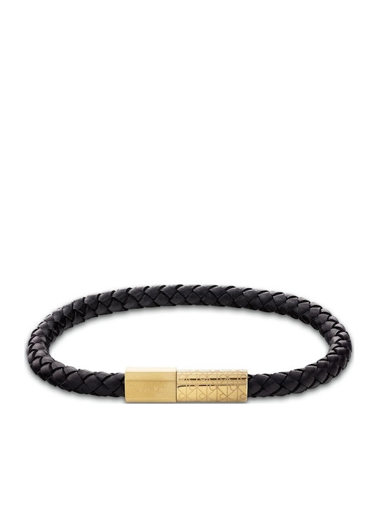 Calvin Klein Brățară pentru bărbați din piele 19.5cm