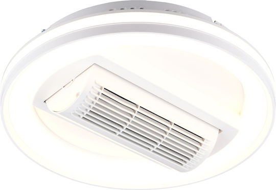 Trio Lighting Kurula Πλαφονιέρα 48cm με Φως Λευκή