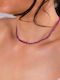 Ezera Choker Placat Cu Aur