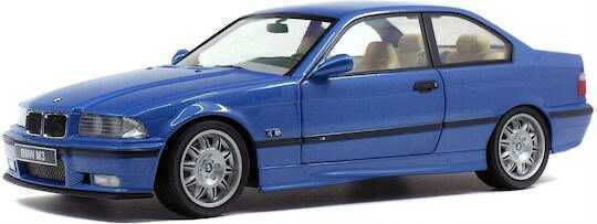 Bmw E36 Coupe M3 1990 Blue 1/18 Scale Solido Model