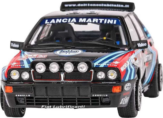 Lancia Delta Integrale Model Tri To Biason A Sacco Monte Carlo Scara 1/18 Negru Roșu Albastru