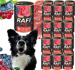 Rafi Nasses Hundefutter 24x400gr Rafi Nasses Hundefutter 24x400gr