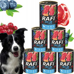 Rafi Nasses Hundefutter 6x400gr Rafi Nasses Hundefutter 6x400gr