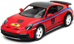 Porsche 911 Rally Edition Model Special Graphics Scara 1/32-38 Roșu