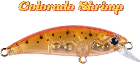 HanFishing Zipir 50kg Artificial Bait Minnow 4.5gr Colorado Shrimp