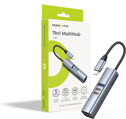 Mobile Origin USB Hub 3 Ports with USB-C / USB-A Connection Mobile Origin USB Hub 3 Ports with USB-C / USB-A Connection
