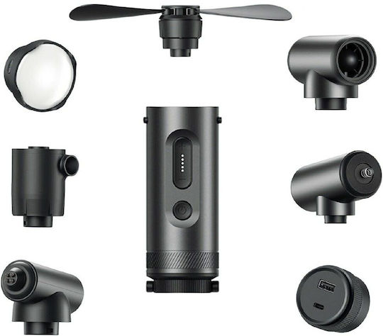 4Smarts Handheld Fan with Water and Power Bank 15W Black 200812