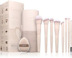 Luvia Professional Powder Brush and Sponge Set 11 Pieces