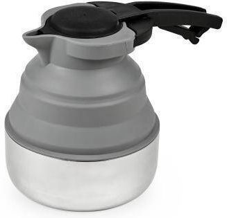 Omega Platinet Ceainic pliabil din silicon pentru camping 1.8l gri
