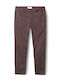 Paul Herrenhose Chino Elastisch in Schlank Passform Burgundisch