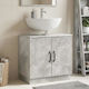 vidaXL Vanity Unit Without Sink W59.5xD31.5xH56cm Concrete Grey