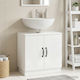 vidaXL Vanity Unit Without Sink W59.5xD31.5xH56cm White