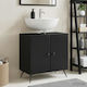 vidaXL vidaXL Bathroom Vanity Unit Without Sink W59.5xD31.5xH59cm Black