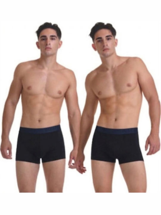 Helios Men's Boxers Black/Blue 2Pack