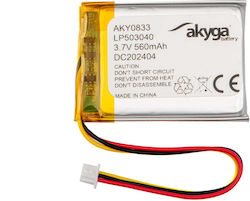 Akyga Baterie Li-Po 3.7V 560mAh 1S pentru Vehicul RC Akyga Baterie Li-Po 3.7V 560mAh 1S pentru Vehicul RC