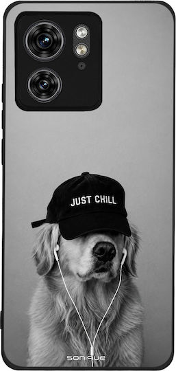 Sonique Herren Edition Handyhülle Motorola Edge 40 5G Just Chill Pup