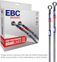 Ebc Bremsen Stahl Geflochtene Bremsleitungen Blm8106-1r Hinterachse Cagiva Mito 125 Evolution 91-07