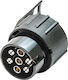 Fast Aksesuar 7/13 Anhängerkupplung Steckdose Adapter
