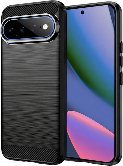Techsuit Carbon Rückseite Umschlag Silikon / Kunststoff Schwarz (Google Pixel 11 Pro XL)