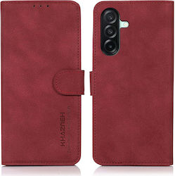Θήκη Samsung Galaxy A27 5g Khazneh Flip Πορτοφόλι Συνθετικό Δέρμα Pu Tpu Κόκκινο Wallet Stand