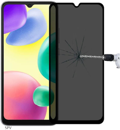 Spv L Privacy Full Face Tempered Glass Black Galaxy A23