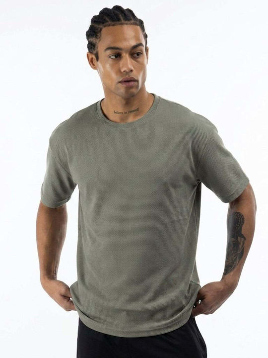 T-shirt Wafla T-shirt BT-26930-olive
