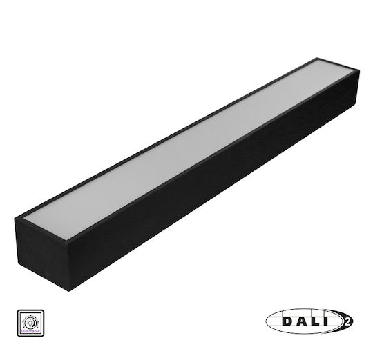 Adeleq LED Linear Wall Light 18W Natural White with Adjustable Intensity W60xH5.6cm