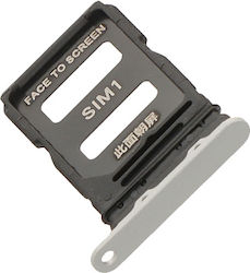Dual Sim Kartenhalter für Xiaomi 15 5G Weiß Dual Sim Kartenhalter für Xiaomi 15 5G Weiß