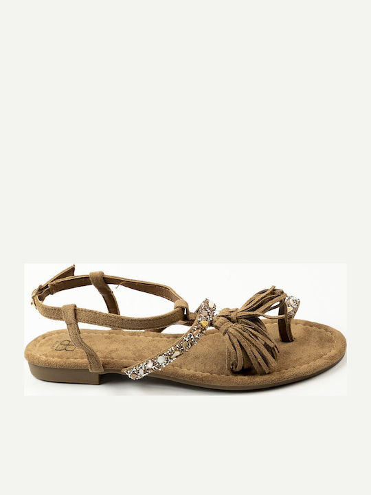 Fshoes Fshoes Damen Flache Sandalen Braun