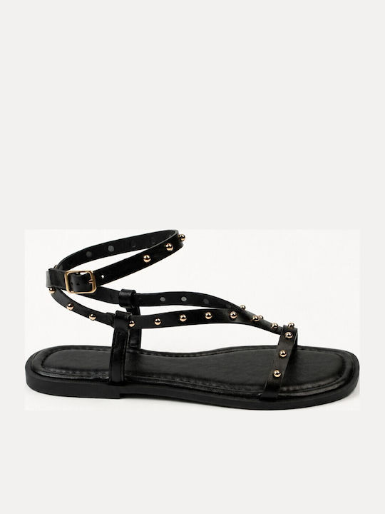 Fshoes Women's Flat Sandals Black