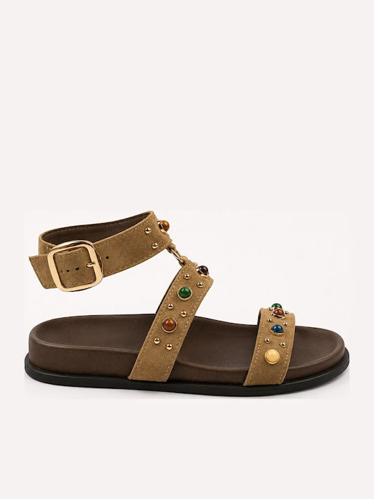 Fshoes Дамски Сандали Бежови