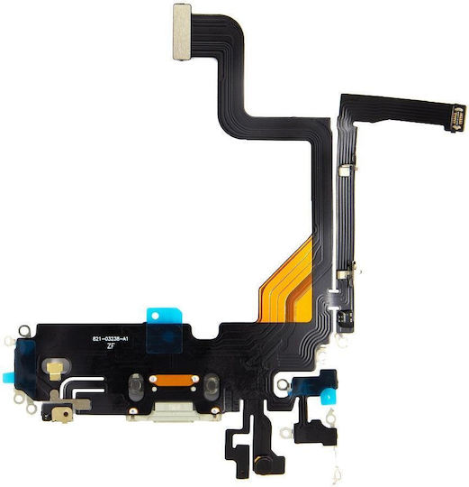 Apple iPhone 13 Pro кабел за зареждане с конектор бял OEM