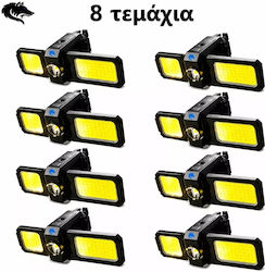 Spywolf Mini Ultra Strong Led Αδιάβροχο Πολυχρηστικό Φακουδάκι Cob-επαναφορτιζόμενο Θύρα Type-c 8τμχ Tc-564 Spywolf Mini Ultra Strong Led Αδιάβροχο Πολυχρηστικό Φακουδάκι Cob-επαναφορτιζόμενο Θύρα Type-c 8τμχ Tc-564