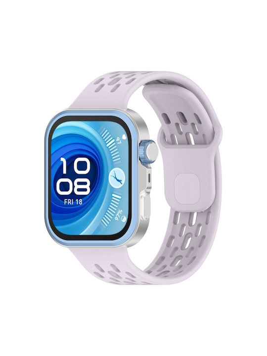Silikon Tragbare Hülle in Lila Farbe für Huawei Watch Fit 3 / 4 / 5 / 4 Pro / 5 Pro