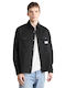 Ekynone Long Sleeve Cotton Shirt in Regular Fit Black
