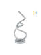 Keskor Metal Table Lamp LED with Silver Base