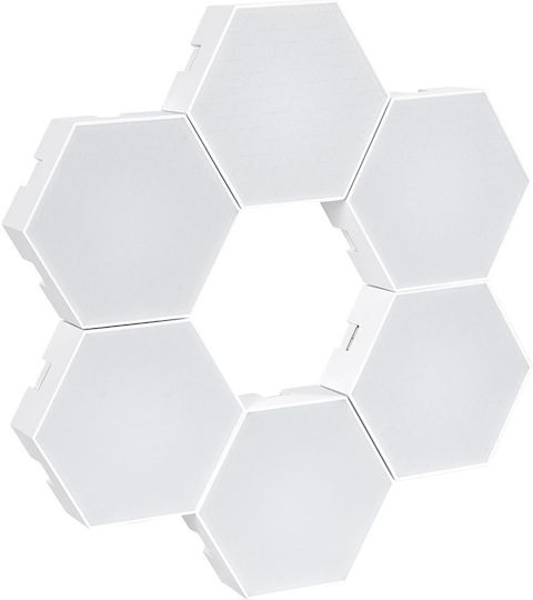 GloboStar Decorative LED RGB Light 6pcs 10.5x10.5x3cm