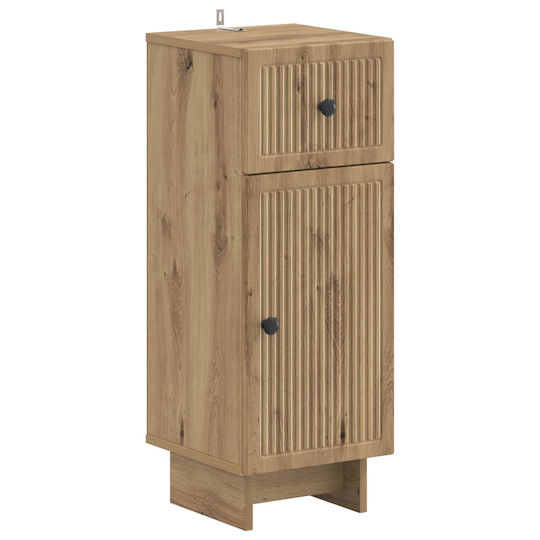 vidaXL Ede Badezimmerschrank 30x31x80cm Eiche