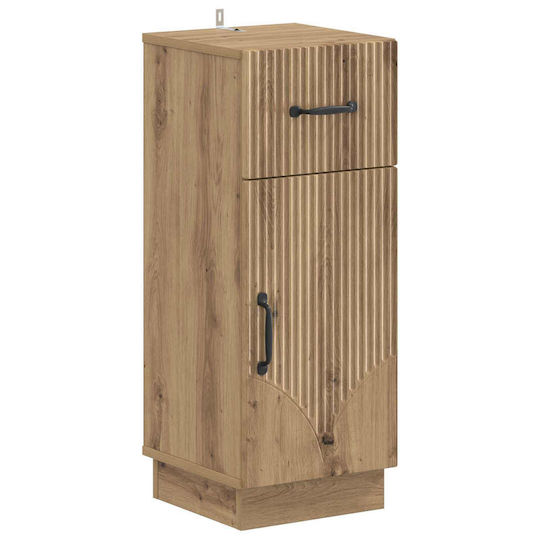 vidaXL Hoorn Badezimmerschrank 30x31x77cm Eiche