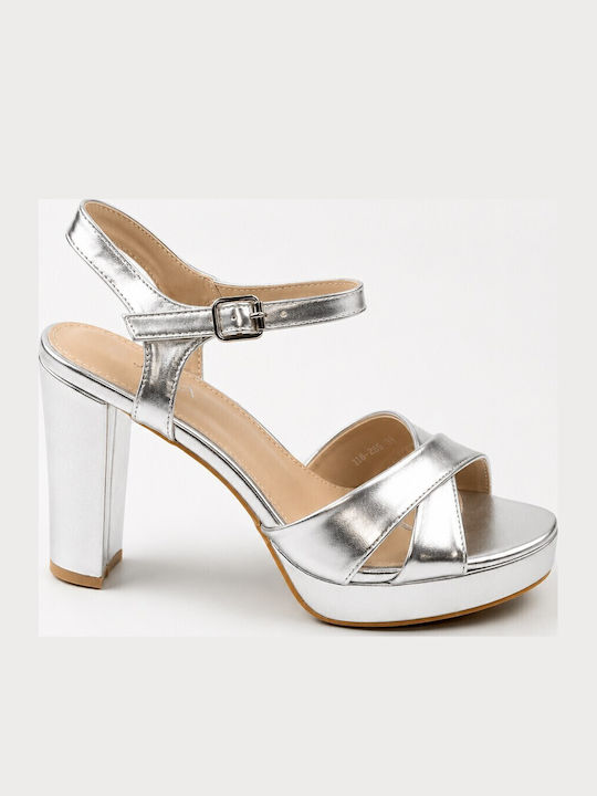 Fshoes Πέδιλα Ασημί