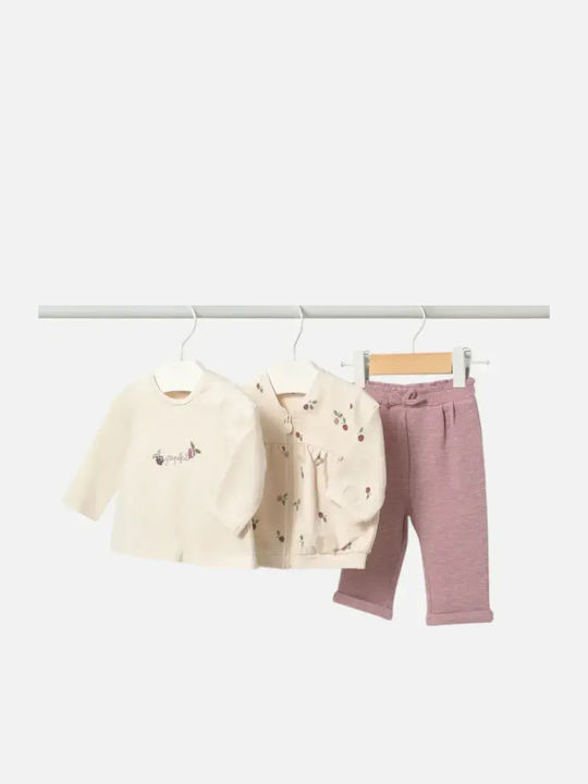 Mayoral Kids Tracksuit Set With Jacket Purple 3...