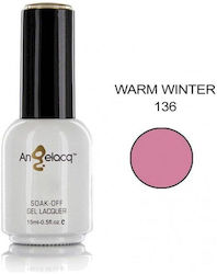 Angelacq Ημιμόνιμο Βερνίκι Warm Winter 136 15ml Angelacq Ημιμόνιμο Βερνίκι Warm Winter 136 15ml