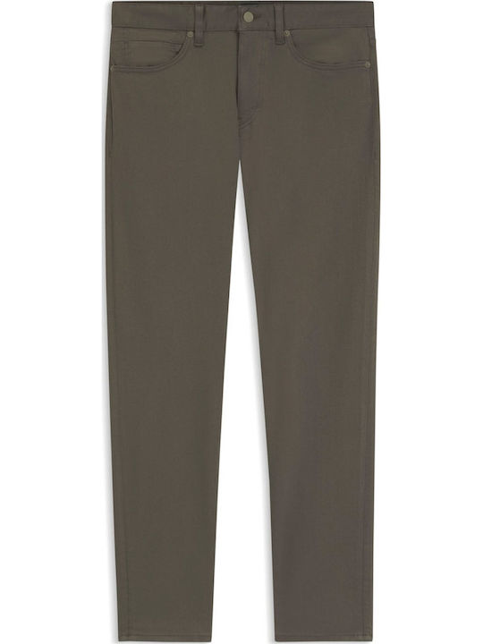 Boss Slim Fit Khaki Trousers