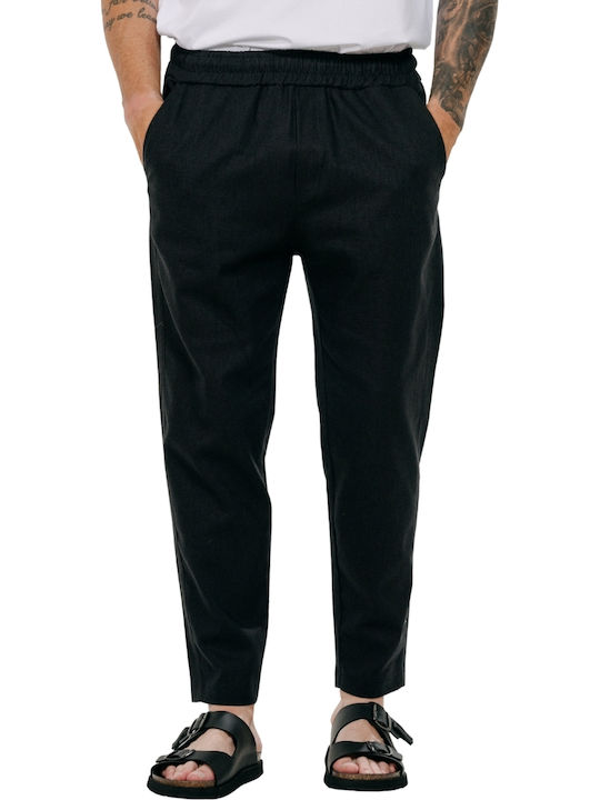 Twin Black Trousers In Slim Fit Black