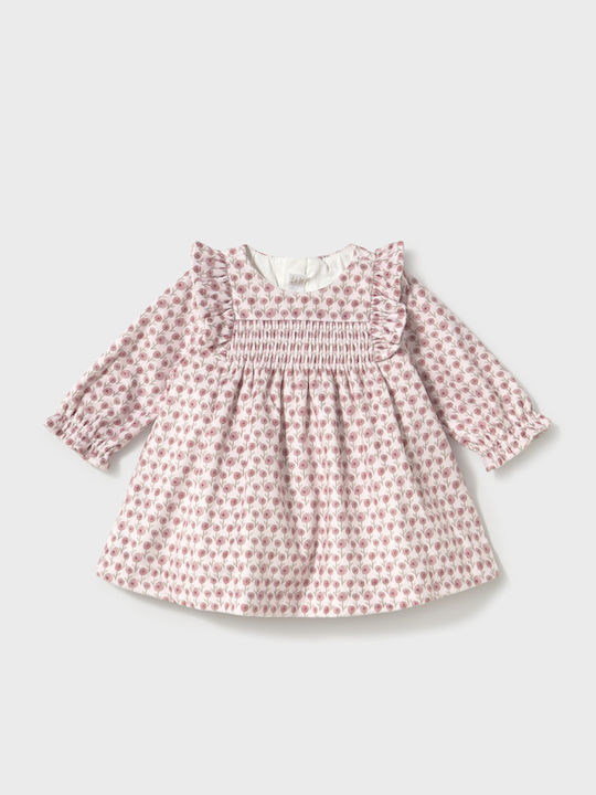 Rochie de fete Catifea Pudră