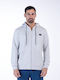 Herren Sweatshirt mit Kapuze Grau