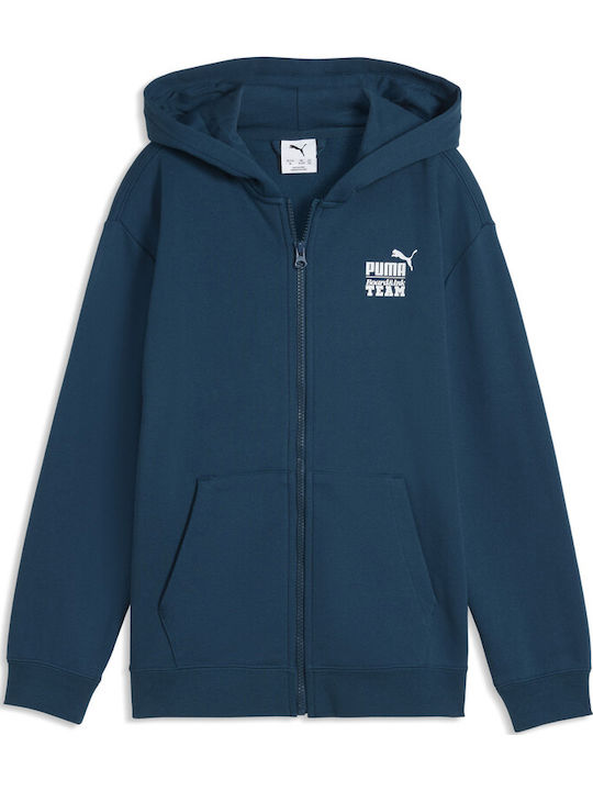 PUMA Cardigan Pentru Copii Albastru