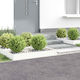 vidaXL Metallic Garden Hedge in White Colour 1m...