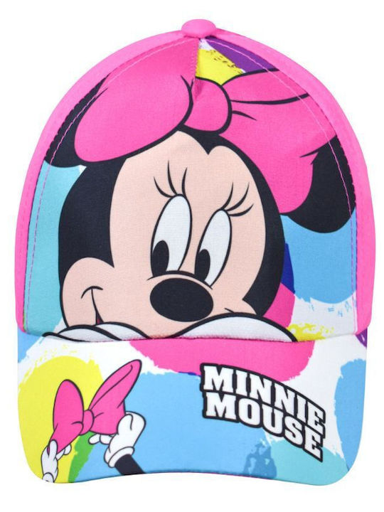 Stamion Kids' Hat Jockey Fabric Minnie Pink