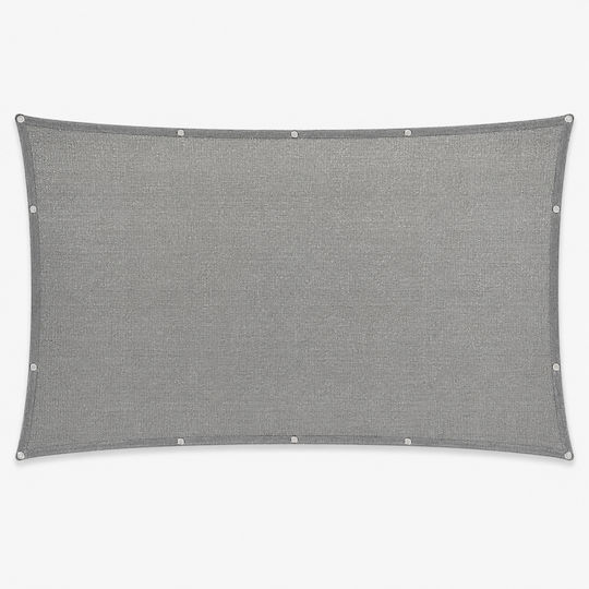 Δίχτυ Σκίασης Γκρι με Κρίκους 3x5m 140gr/m²